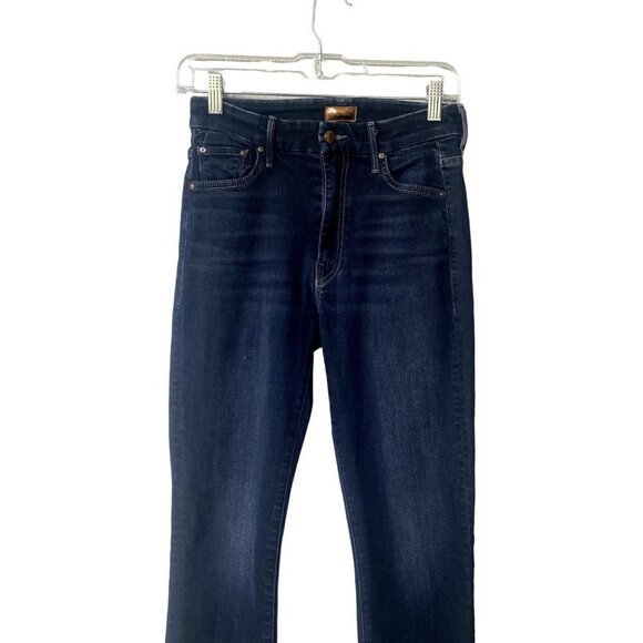 Mother Denim High Waisted Looker Skinny Size 26 In Coffee Tea Or Me Jeans - Picture 5 of 16